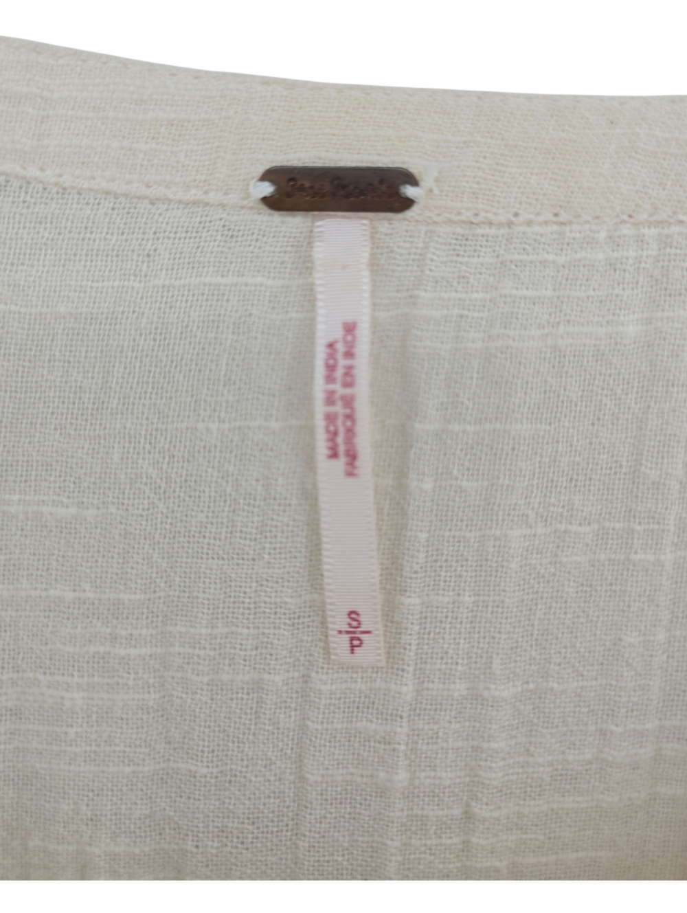 Free People Santiago Embroidered Endless Summer Dress Small Oversized Pockets - Picture 5 of 8